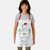 Persoonlijk Beer Kerstmis Schort (Insitu)