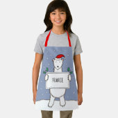 Persoonlijk Beer Kerstmis Schort (Insitu)