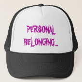Persoonlijk Belonging Trucker Hat Trucker Pet (Voorkant)