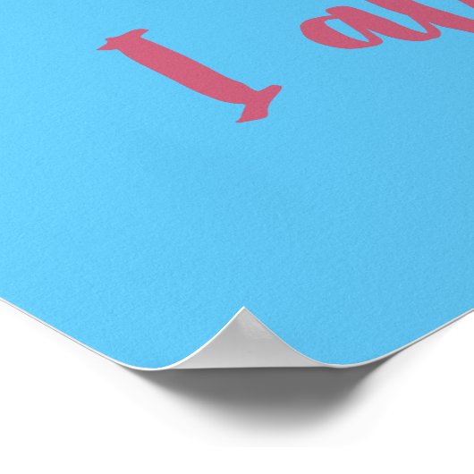 Persoonlijk ben ik altijd in de buurt poster (Hoek)