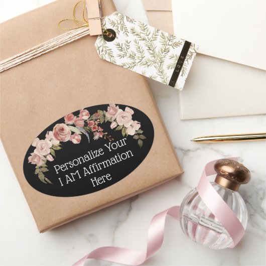 Persoonlijk ben ik bevestigend Christelijk Ovale Sticker (Geschenken)