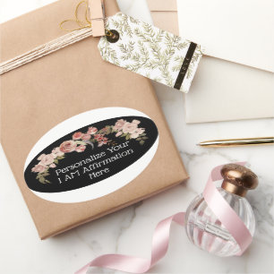 Persoonlijk ben ik bevestigend Christelijk Ovale Sticker