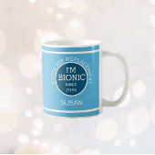 Persoonlijk ben ik Bionic (HIP-vervanging) Koffie Koffiemok