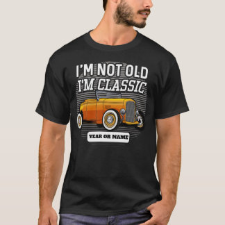 Persoonlijk ben ik 'Classic Hot Rod Car Birthday' T-shirt