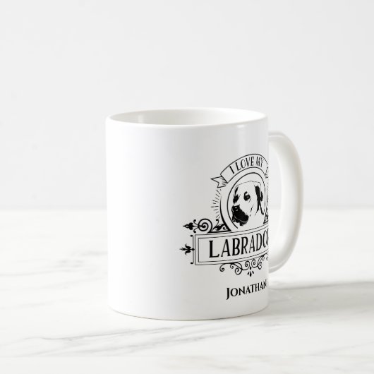 Persoonlijk ben ik dol op mijn Labrador Coffee-Mok Koffiemok (Voorkant rechts)