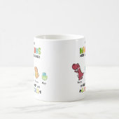 Persoonlijk ben ik een nanasaurus tot 3 kinderen koffiemok (Center)