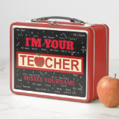 Persoonlijk ben ik je leraar metaal schoolvak (In situ)