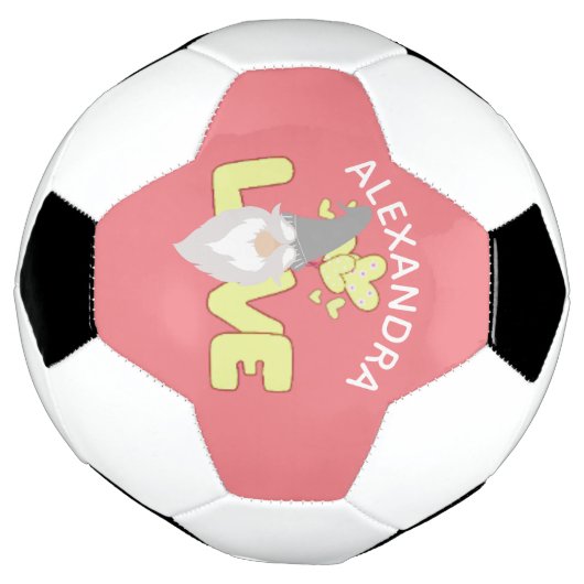 Persoonlijk ben je genoom hartgeel en grijs voetbal (Gedraaid)