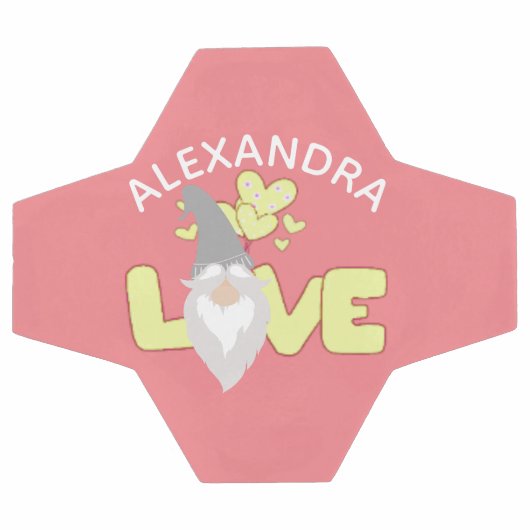 Persoonlijk ben je genoom hartgeel en grijs voetbal (Enkel)