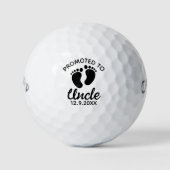 Persoonlijk 'Benoemd tot Oom' Golfballen (Voorkant)