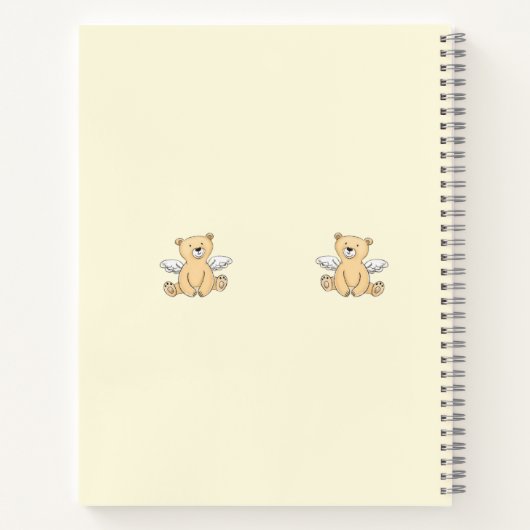 Persoonlijk beren-thema notitieboek – Terug naar s (Achterkant)