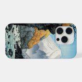 Persoonlijk berglandschap I Esthetisch iPhone Hoesje (Achterkant horizontaal)