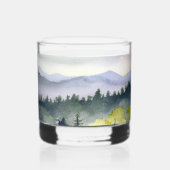 Persoonlijk bergthema whisky glas (Achterkant)