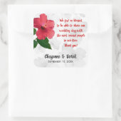 Persoonlijk bericht Hibiscus Favor Labels (Tas)