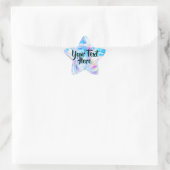 Persoonlijk Bericht Holografische Ster | Textuur Sticker (Tas)