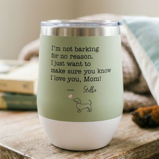 Persoonlijk bericht over Dachshund-liefde in salie