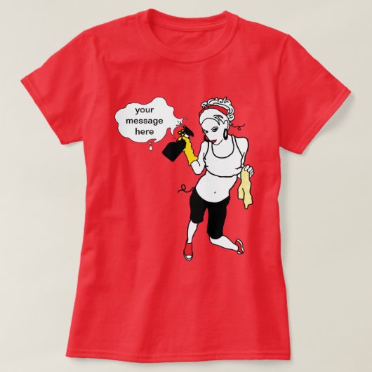 persoonlijk bericht voor snaarreiniging t-shirt (Design voorkant)