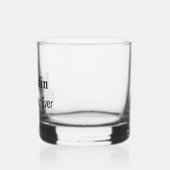 Persoonlijk Beste Broer Ooit Monogram Whisky Glas (Links)