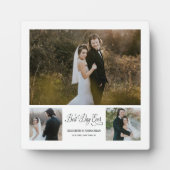 Persoonlijk Beste Dag ooit Fotoplak met easel Fotoplaat (Voorkant)