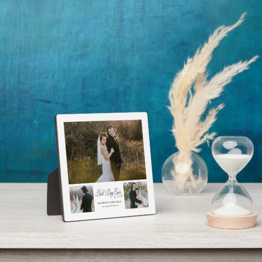 Persoonlijk Beste Dag ooit Fotoplak met easel Fotoplaat (Insitu)