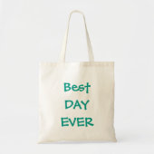 Persoonlijk beste dag ooit tote bag (Voorkant)