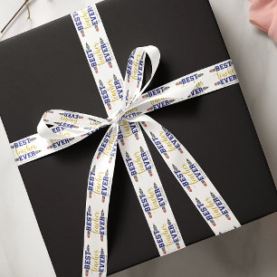 Persoonlijk Beste Leraar Ooit - Aangepast Cadeau Satijnen Lint