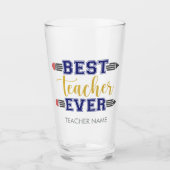 Persoonlijk Beste Leraar Ooit - Gepersonaliseerd C Glas (Voorkant)