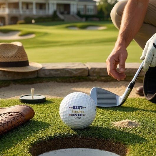 Persoonlijk Beste Leraar Ooit - Op Maat Gemaakt Ca Golfballen