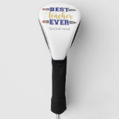Persoonlijk Beste Leraar Ooit - Op Maat Gemaakt Ca Golfheadcover (Voorkant)