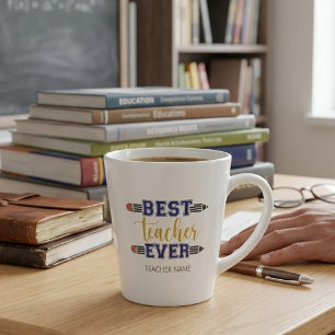 Persoonlijk Beste Leraar Ooit - Op Maat Gemaakt Ca Latte Mok
