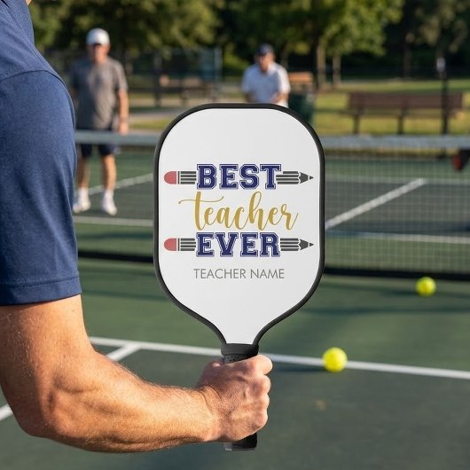 Persoonlijk Beste Leraar Ooit - Op Maat Gemaakt Ca Pickleball Paddle