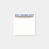 Persoonlijk Beste Leraar Ooit - Op Maat Gemaakt Ca Post-it® Notes (Voorkant)