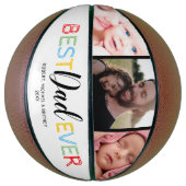 Persoonlijk “Beste Papa Ooit” Basketbal Cadeau (Verticaal)