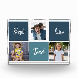Persoonlijk 'Beste Papa Ooit' Fotoblock Fotoblokken