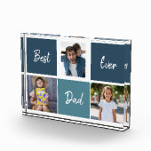 Persoonlijk 'Beste Papa Ooit' Fotoblock Fotoblokken (Rechts)