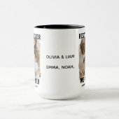 Persoonlijk Beste Papa Ooit Vaderdag Fotocadeau Mok (Midden)