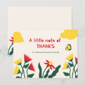 Persoonlijk - Betaal persoonlijk Dank u Briefkaart (Voorkant / Achterkant)