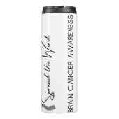 Persoonlijk Bewustzijn van Hersenkanker Thermosbeker (Achterkant)