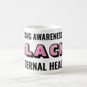 Persoonlijk bewustzijn van het zwarte moederdier koffiemok (Center)