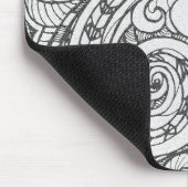 Persoonlijk Bezige Kunst Doodle Ontwerp Hoes Voor Muismat (Hoek)