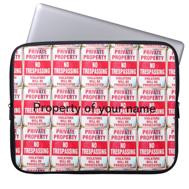 persoonlijk bezit gepersonaliseerd sleeve (Voorkant)