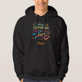 Persoonlijk bibliothecarisgeschenk hoodie