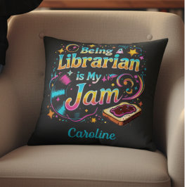 Persoonlijk bibliothecarisgeschenk kussen