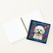 Persoonlijk Bichon Frise Blauwe Notitieboek (Binnen)