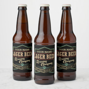 Persoonlijk bierbrouwersbedrijf Label Bar Pub   Bier Etiket