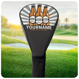 Persoonlijk bierfles ambachtelijke brouwerij golfheadcover