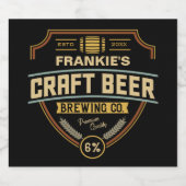 Persoonlijk bierlabel brouwerijbar  bier etiket (Enkel label)