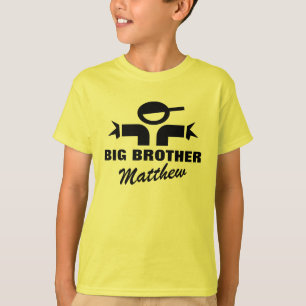 Persoonlijk Big Brother t shirt voor jongen siblin