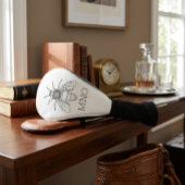 Persoonlijk Bij-monogram Golfheadcover