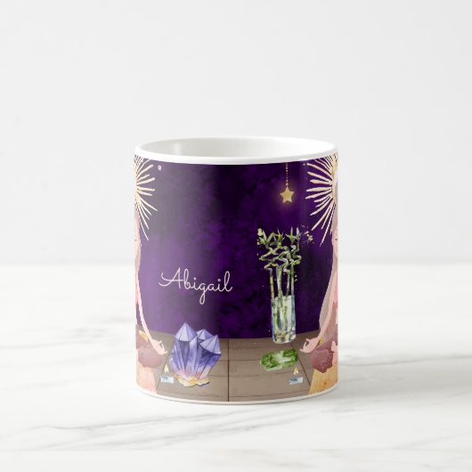 Persoonlijk bij Peace Yoga Girl en Crystals Koffiemok (Center)